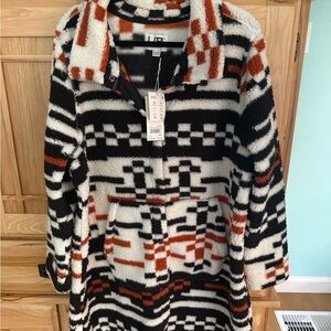LIA Outdoor Long Coat Aztec